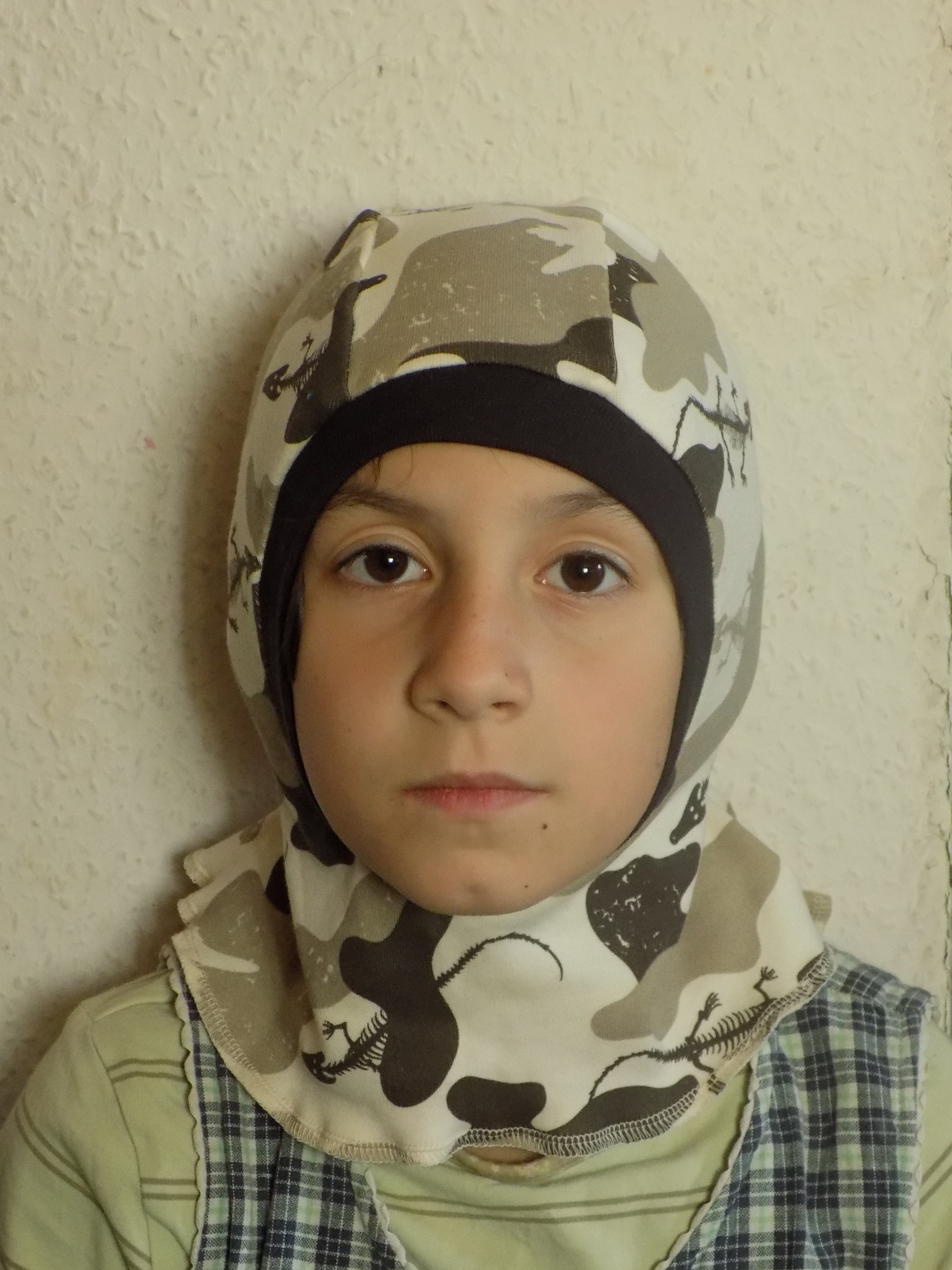 Biobavlněná kuklička  - maskáč + ještěrky 