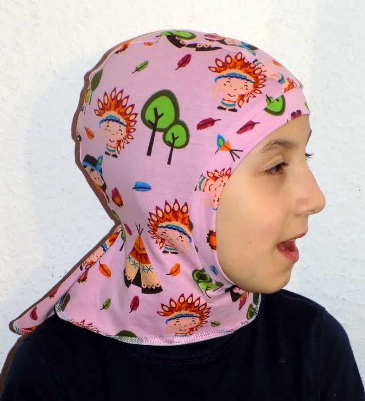 Bavlněná kuklička - indiáni, 3-6 let