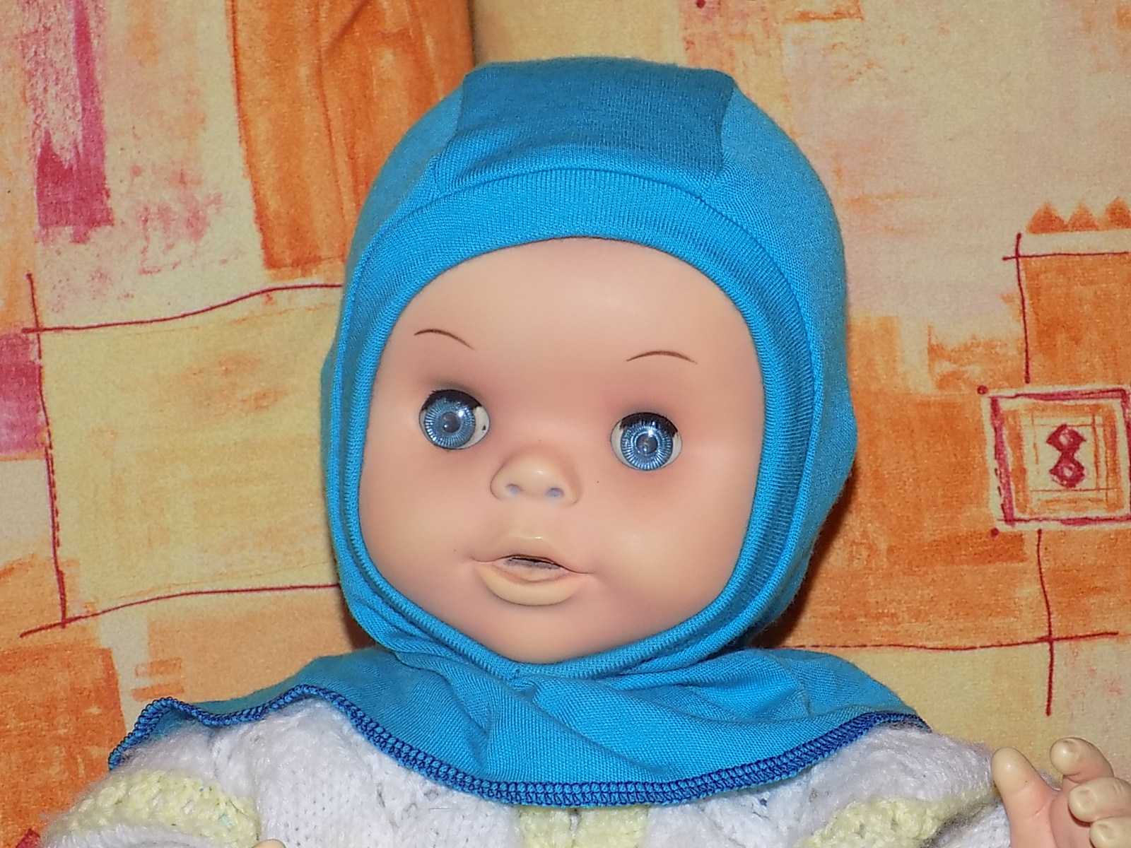 Bambusová kuklička - tyrkysová 