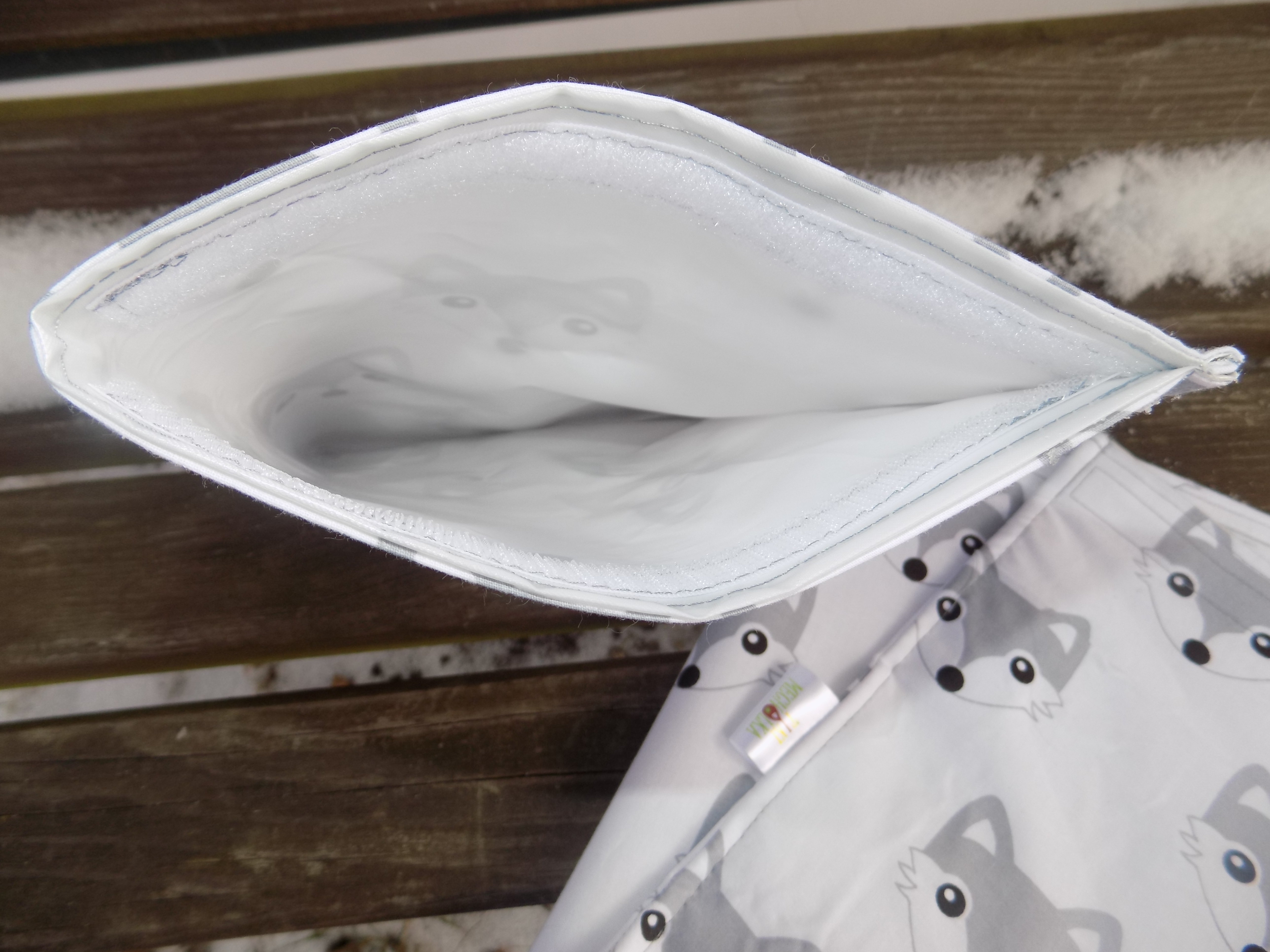 Svačinový pytlík - stavební stroje 17x27 cm