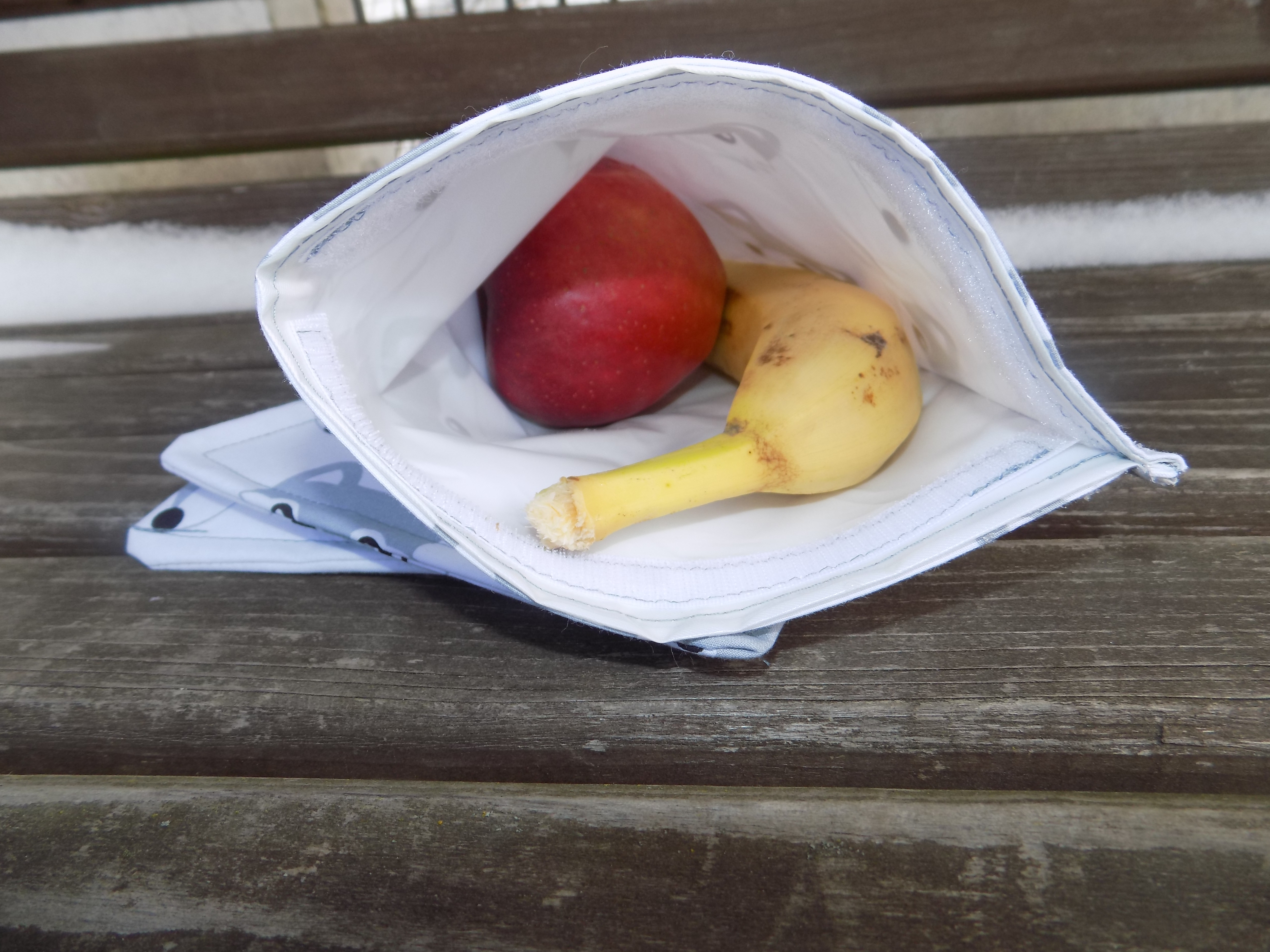 Svačinový pytlík - tukani 17x27 cm