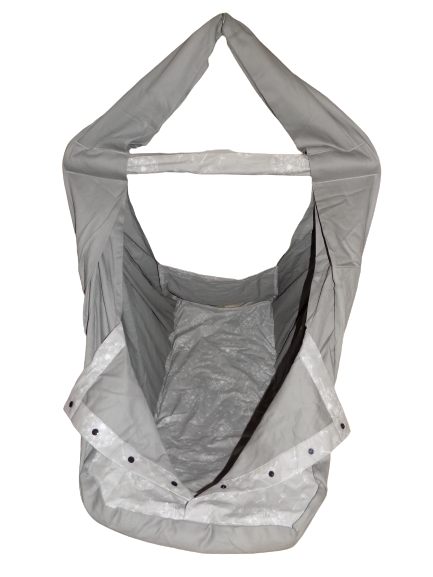 Hačka Tiki-Mechulka pro batolata - uzavíratelná; šedá + pampelišky