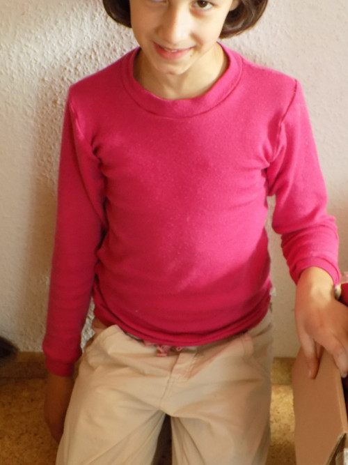 Merino tričko/triko rostoucí silné - příšerky