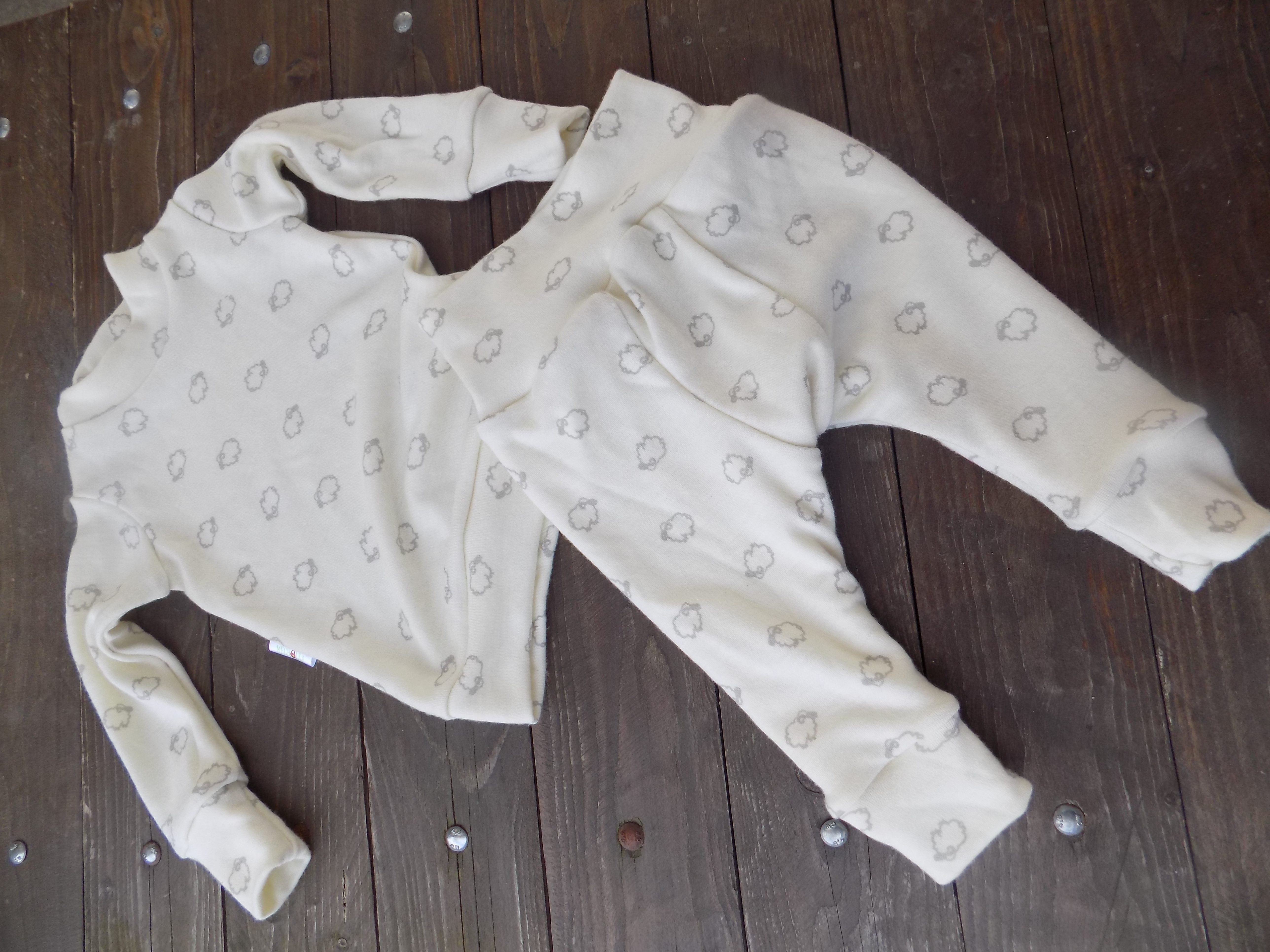 Merino tričko/triko rostoucí silné - příšerky