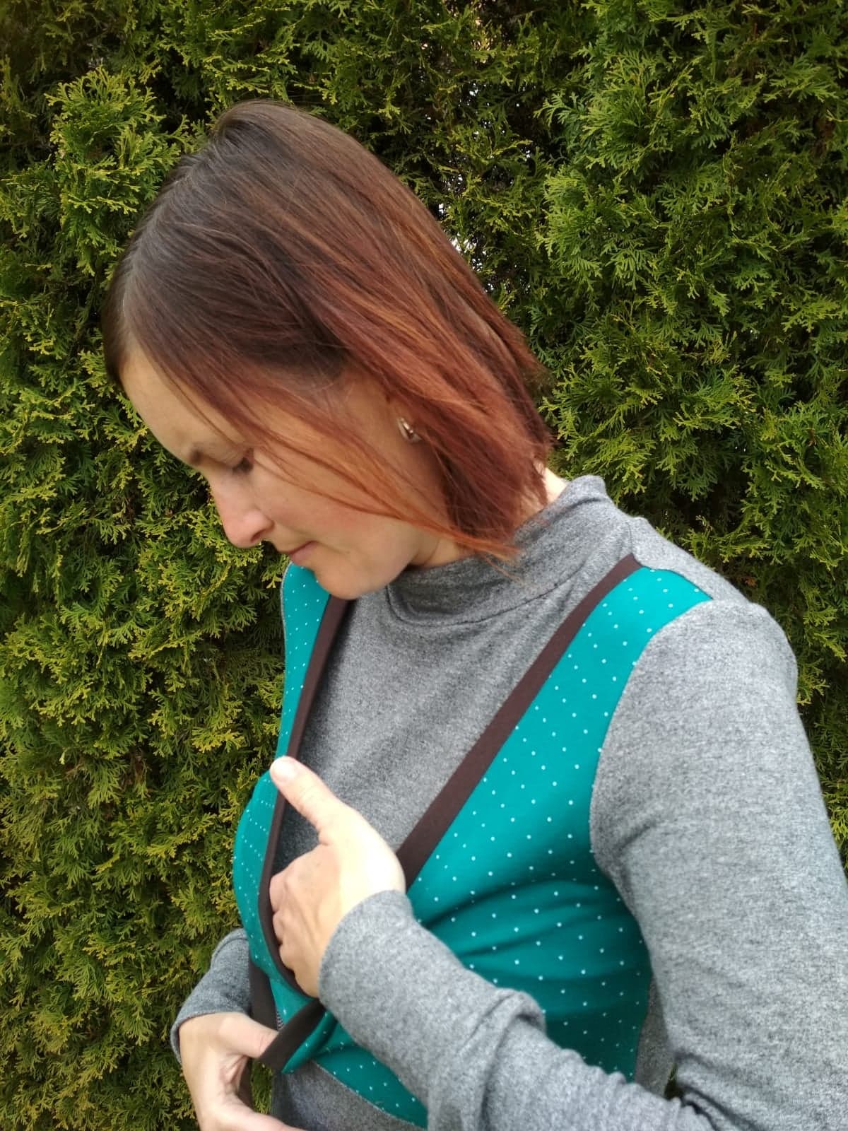 Kojící mikina bavlna nebo bambus - NA PŘÁNÍ