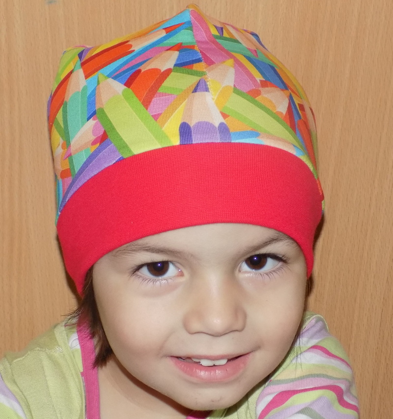 Čepice bavlna - vzor, NA PŘÁNÍ