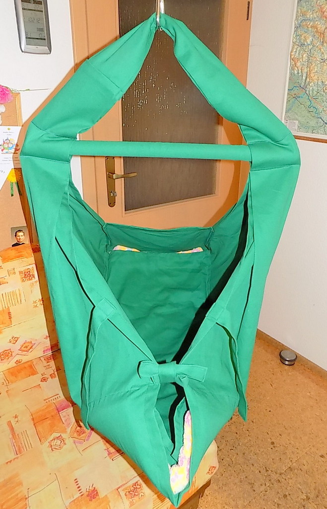 Hačka Tiki-Mechulka (miminko)  - tkanice; zelená