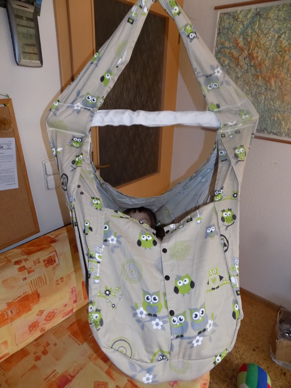 Hačka Tiki-Mechulka (miminko), uzavíratelná; sovy zelené