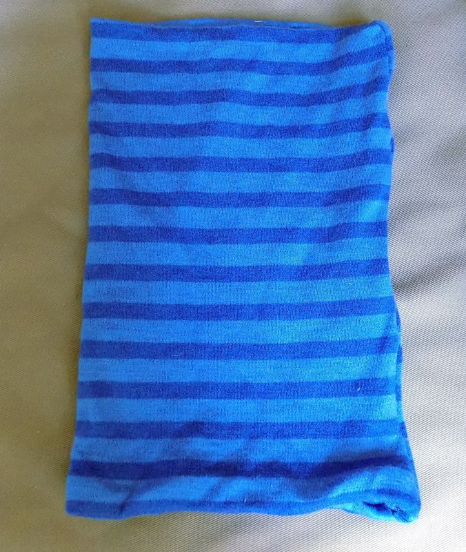 merino nákrčník modro-modrý pruh