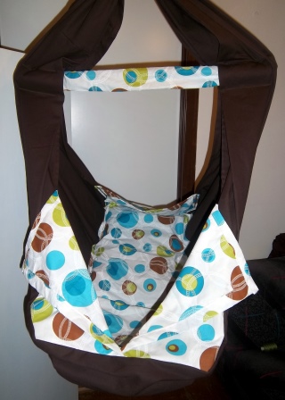 Hačka Tiki-Mechulka (miminko)  - uzavíratelná; hnědá + tyrkysové bubliny