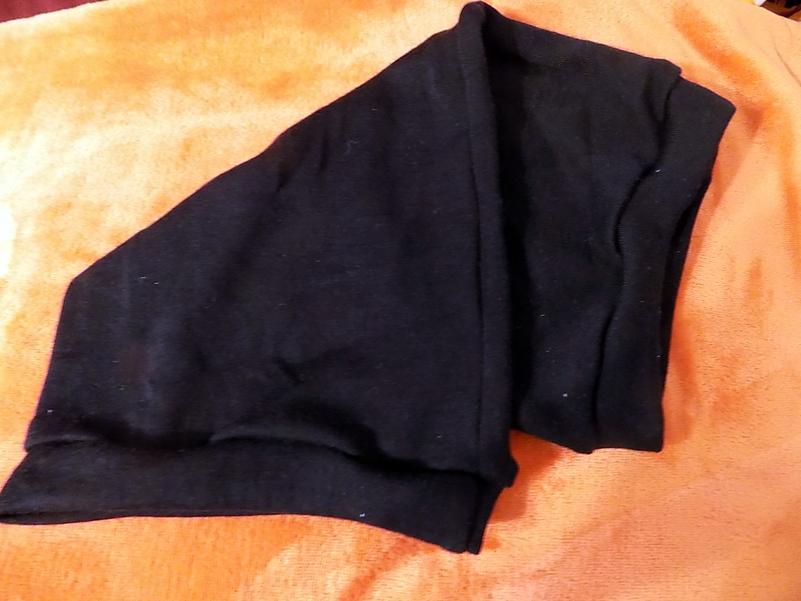 Multifunkční šátek (tubus) merino - černý