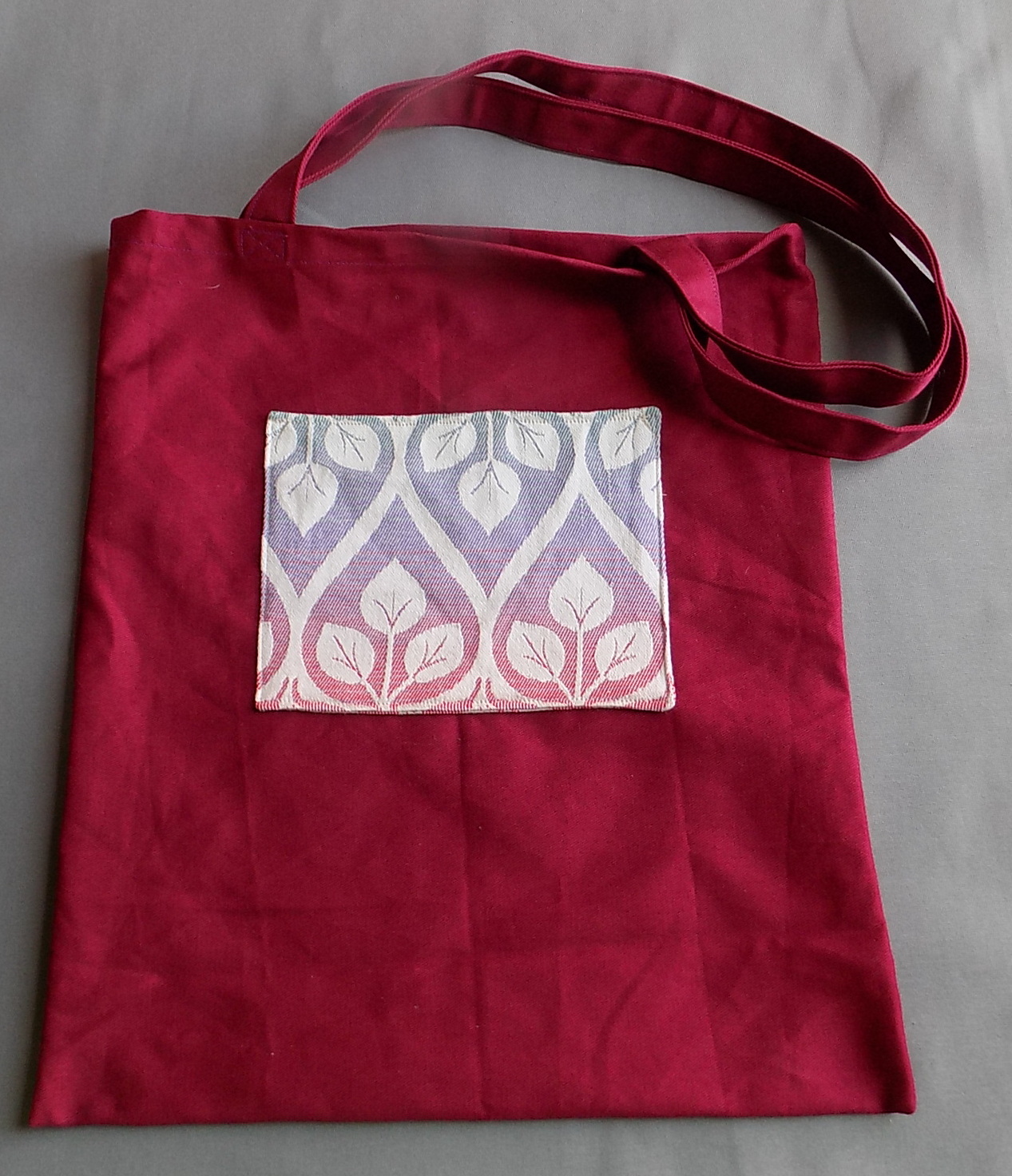 Bavlněná nákupní taška s kapsou ze šátku - NA PŘÁNÍ