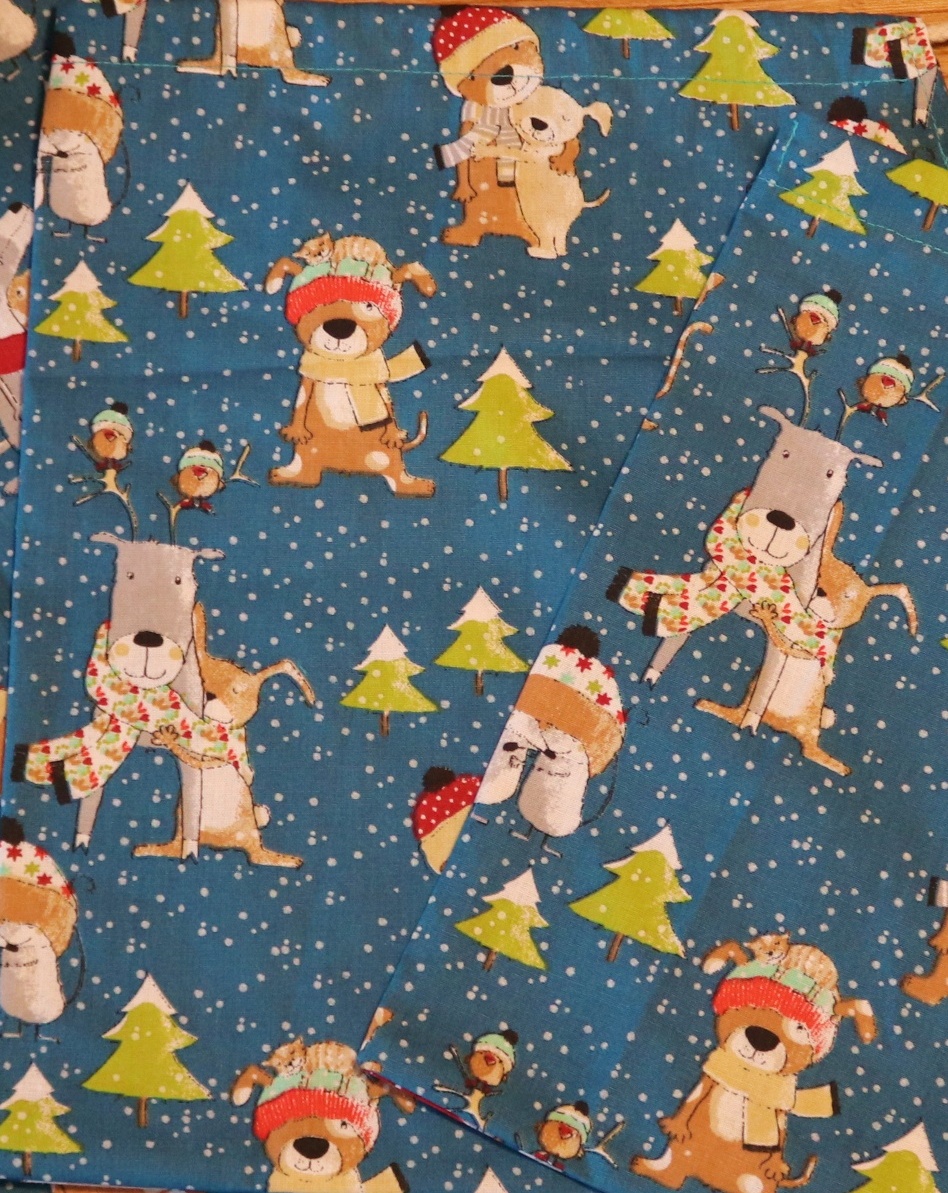 Dárkový pytlík Vánoce - pejsci