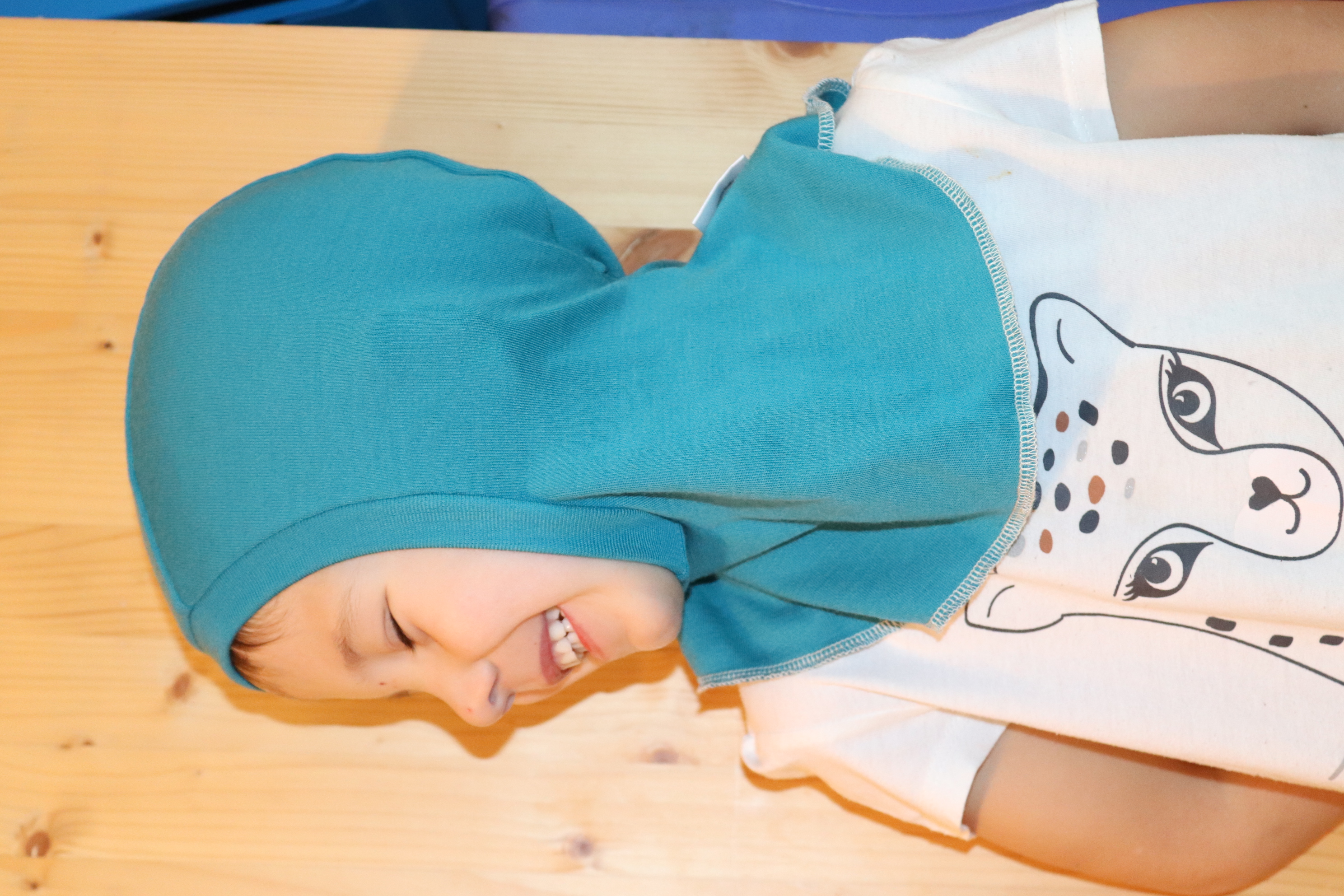 Merino kuklička - tyrkysová