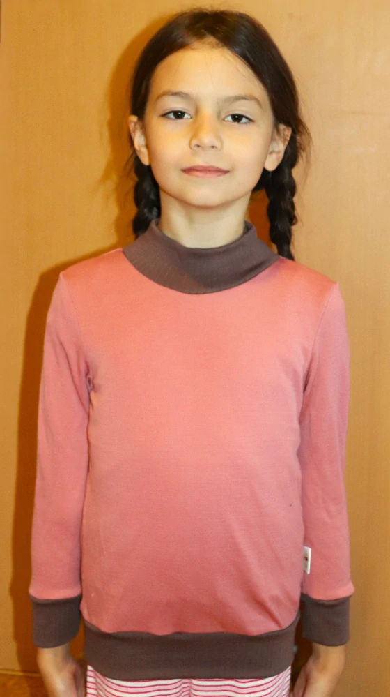 Merino triko rostoucí - starorůžová