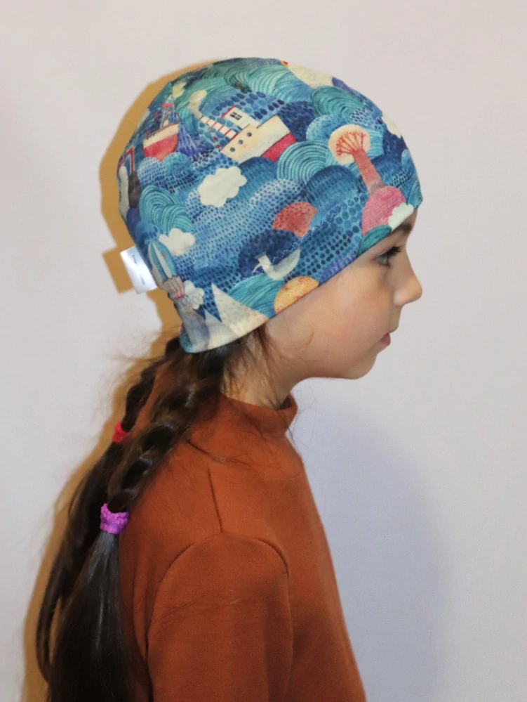 Merino čepice - na moři