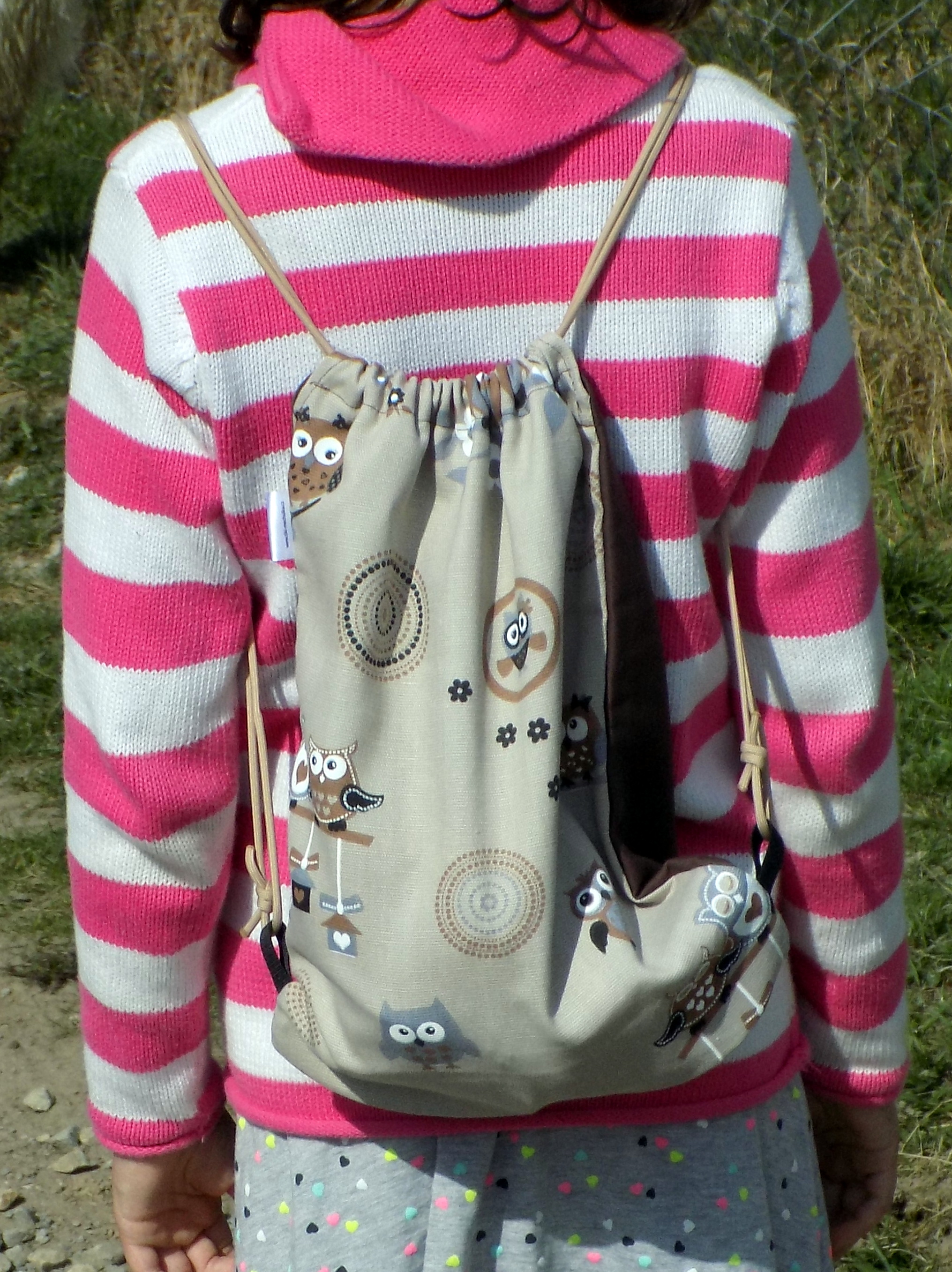 plátěný pytlíkobatůžek - pampeliška