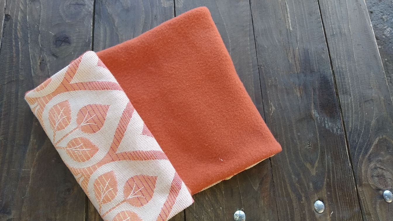 Slintáčky na popruhy nosítka - šátkovina- yaro listy