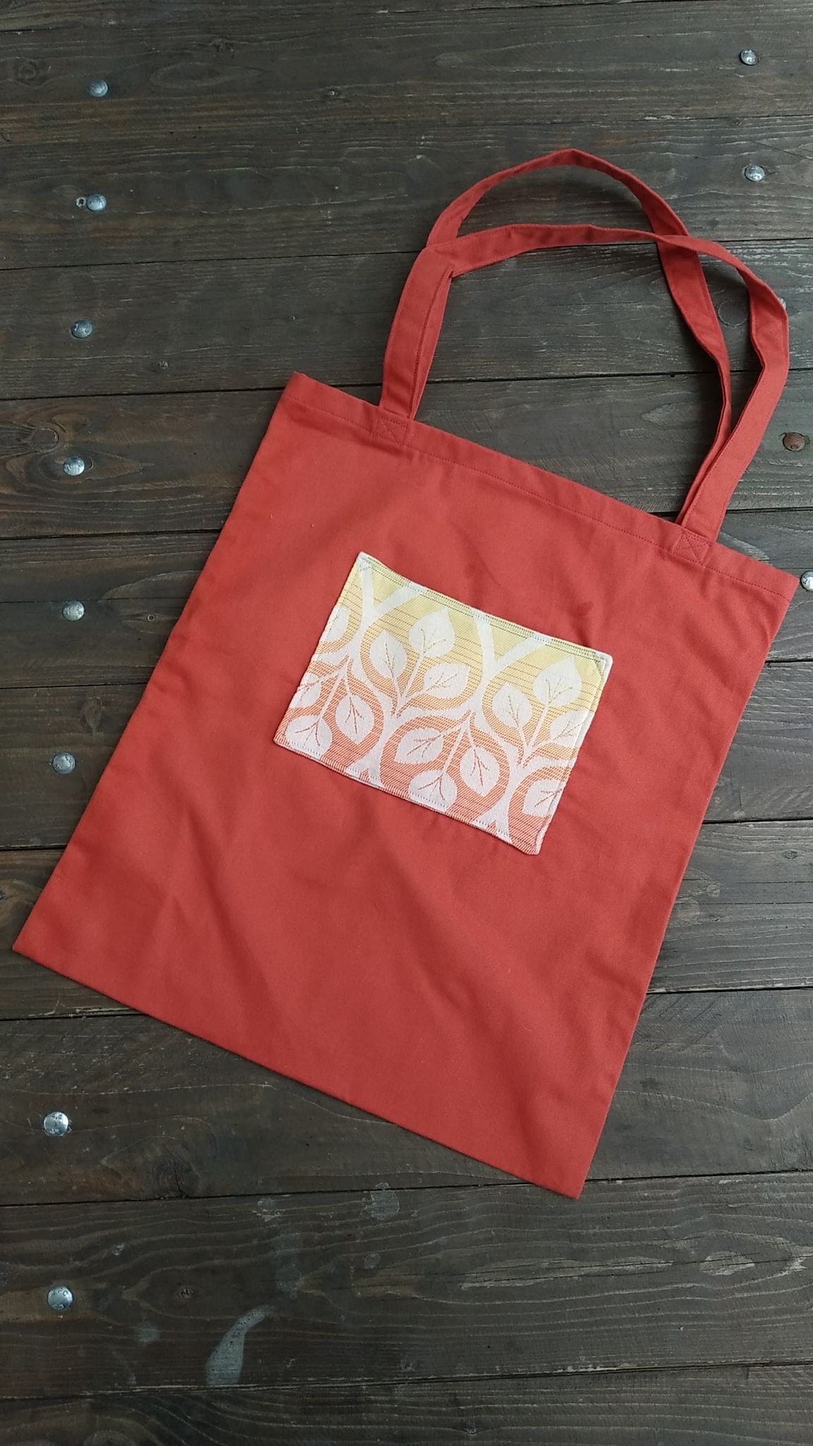 Bavlněná nákupní taška s kapsou ze šátku - NA PŘÁNÍ