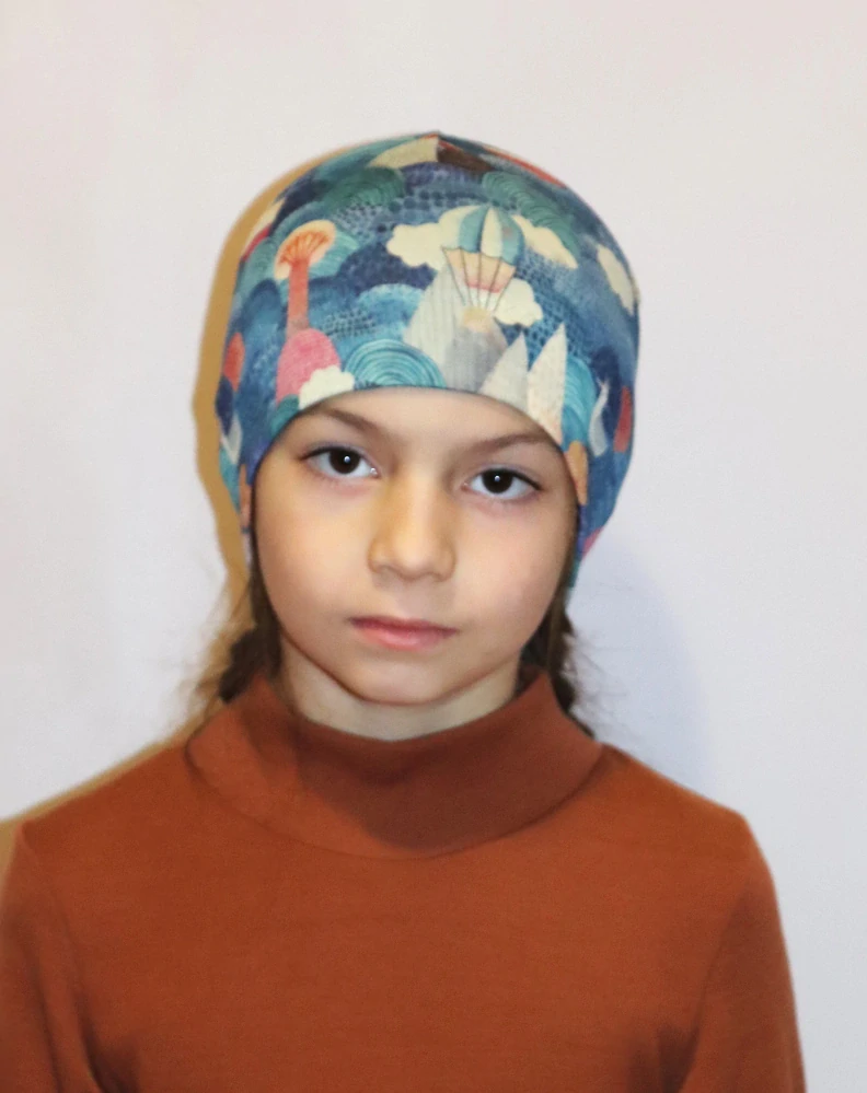 Merino čepice - na moři