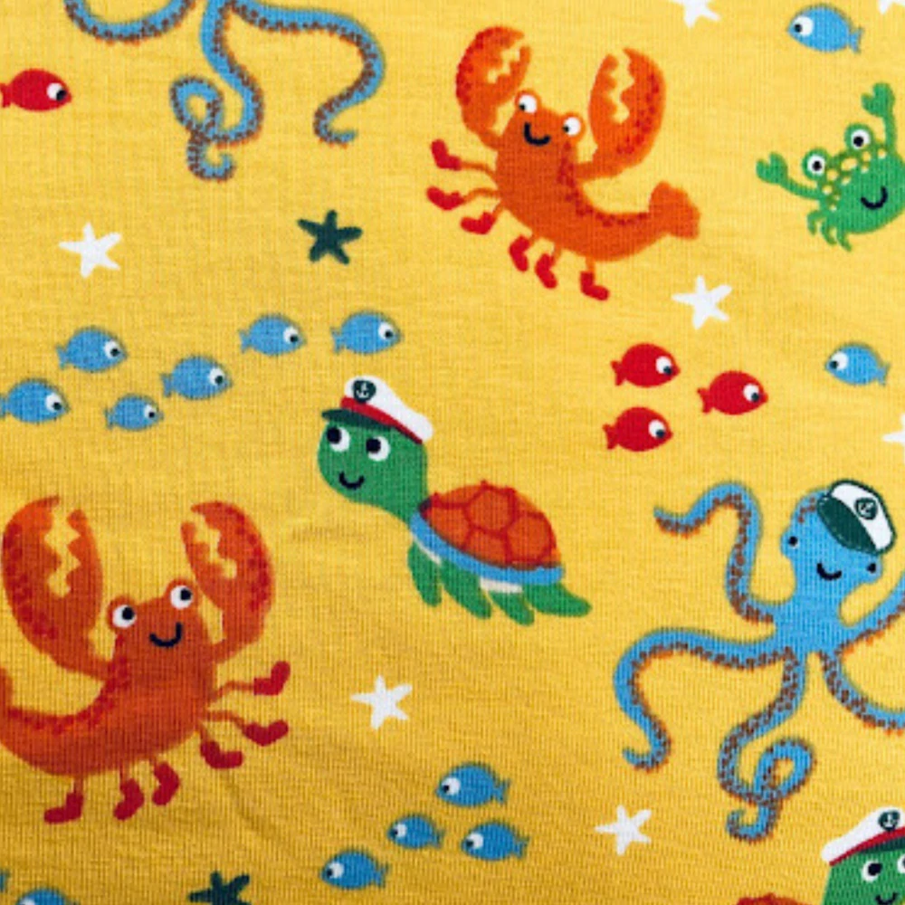 SET čepice a nákrčník - žluté moře