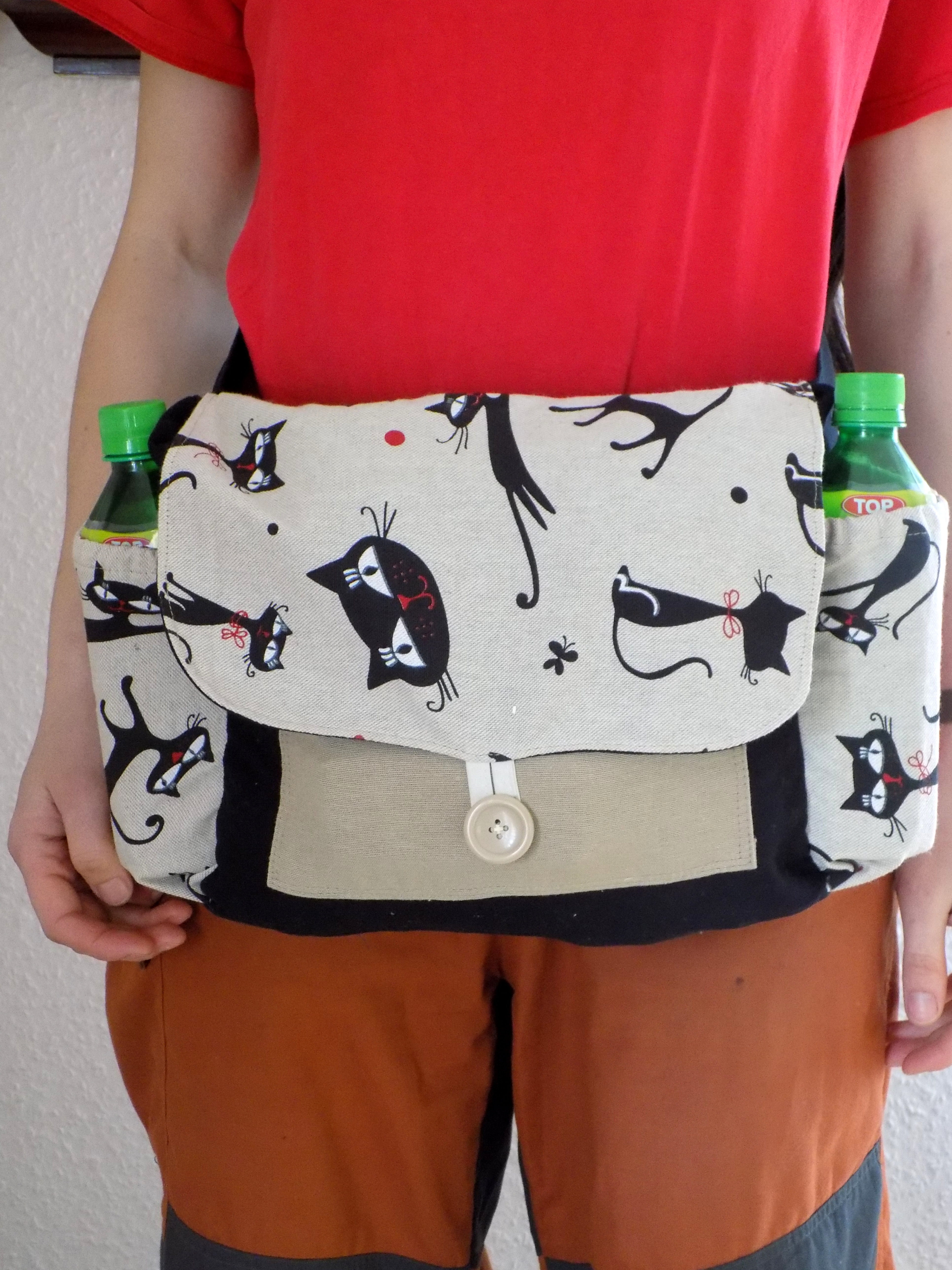 Taštička kolem pasu - aztécké rybičky šedé