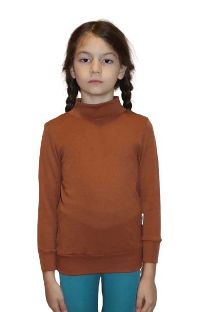 Merino tričko/triko rostoucí silné- skořice