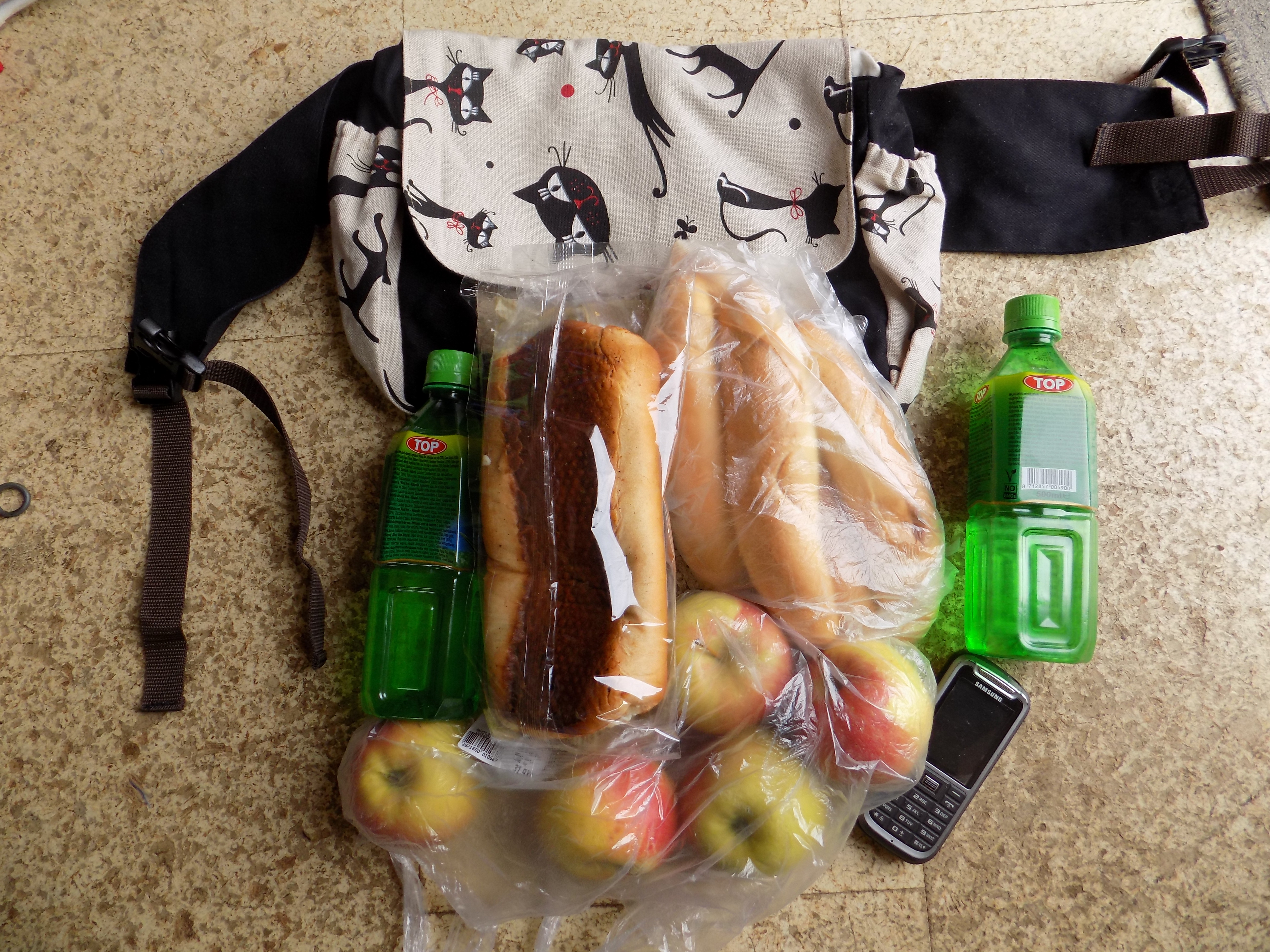 Taštička kolem pasu - aztécké rybičky šedé