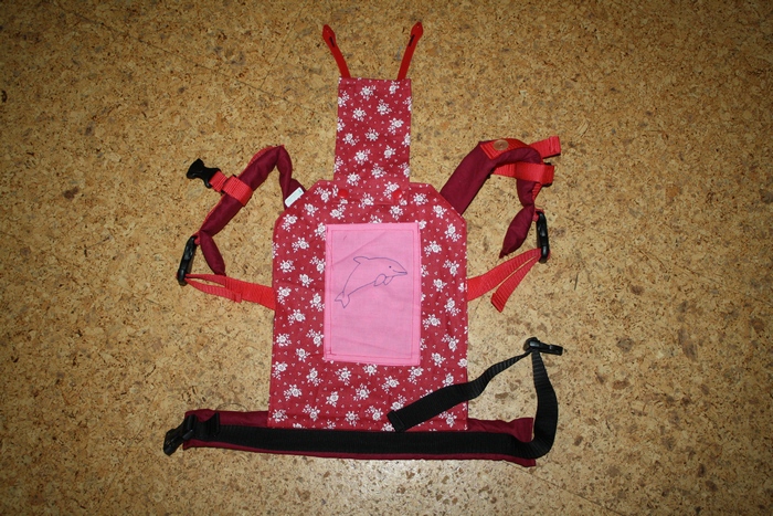 Došití kapucky k nosítku na panenku