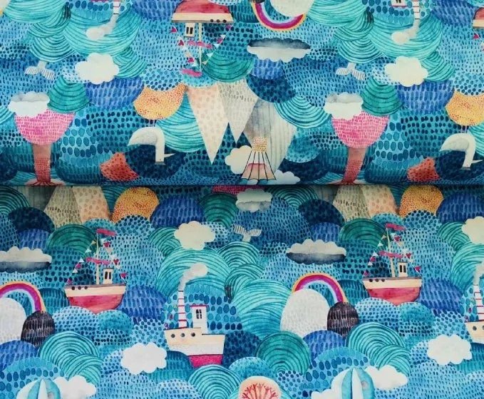 Merino čepice - na moři