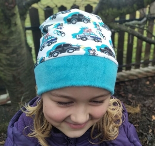 Oboustranná čepice/čepička - warmkeeper + policie a zloději