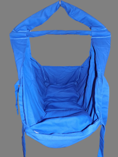 Hačka Tiki-Mechulka pro batolata - tkanice; modrá