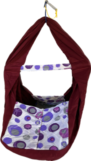 Hačka Tiki-Mechulka pro batolata - uzavíratelná; kolečka na vínové