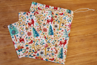 Dárkový pytlík Vánoce - jeleni